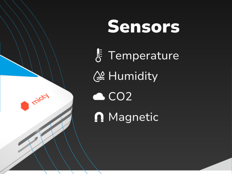 square white indoor room monitoring device