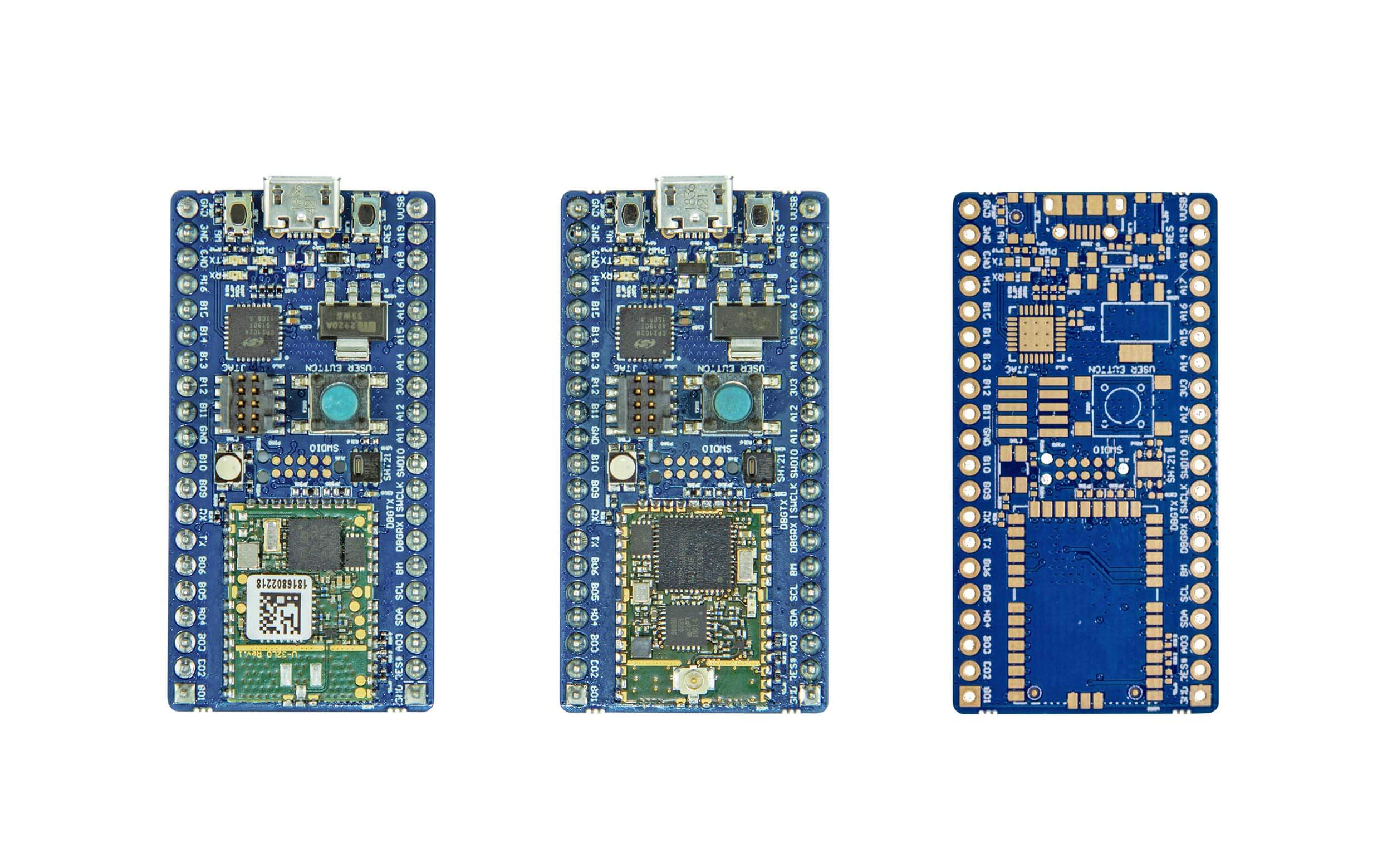 evaluation kit with pcb and cables