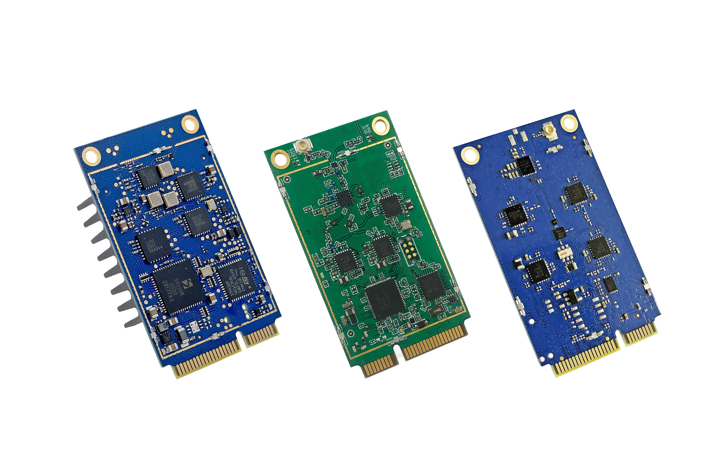 LoRaWAN gateway card for 868 MHz, 915 MHz, and 2.4 GHz ISM band