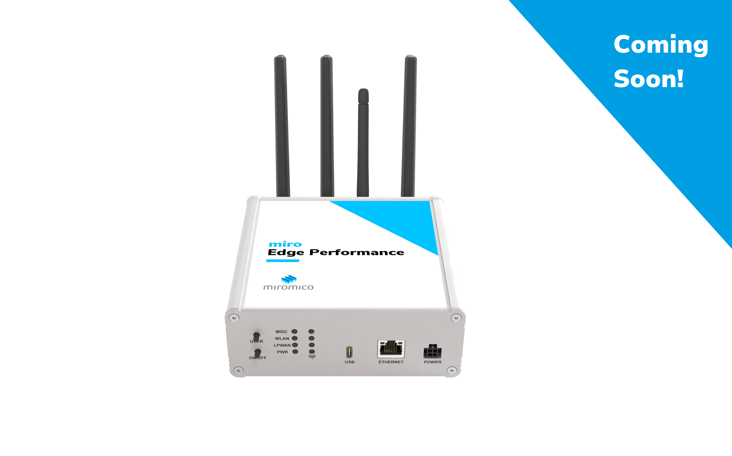 The miro Edge Performance is a fully LoRaWAN®compatible white-label/OEM gateway for large-scale network applications