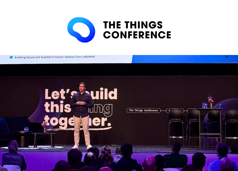 photos of miromico employee giving speech on stage
