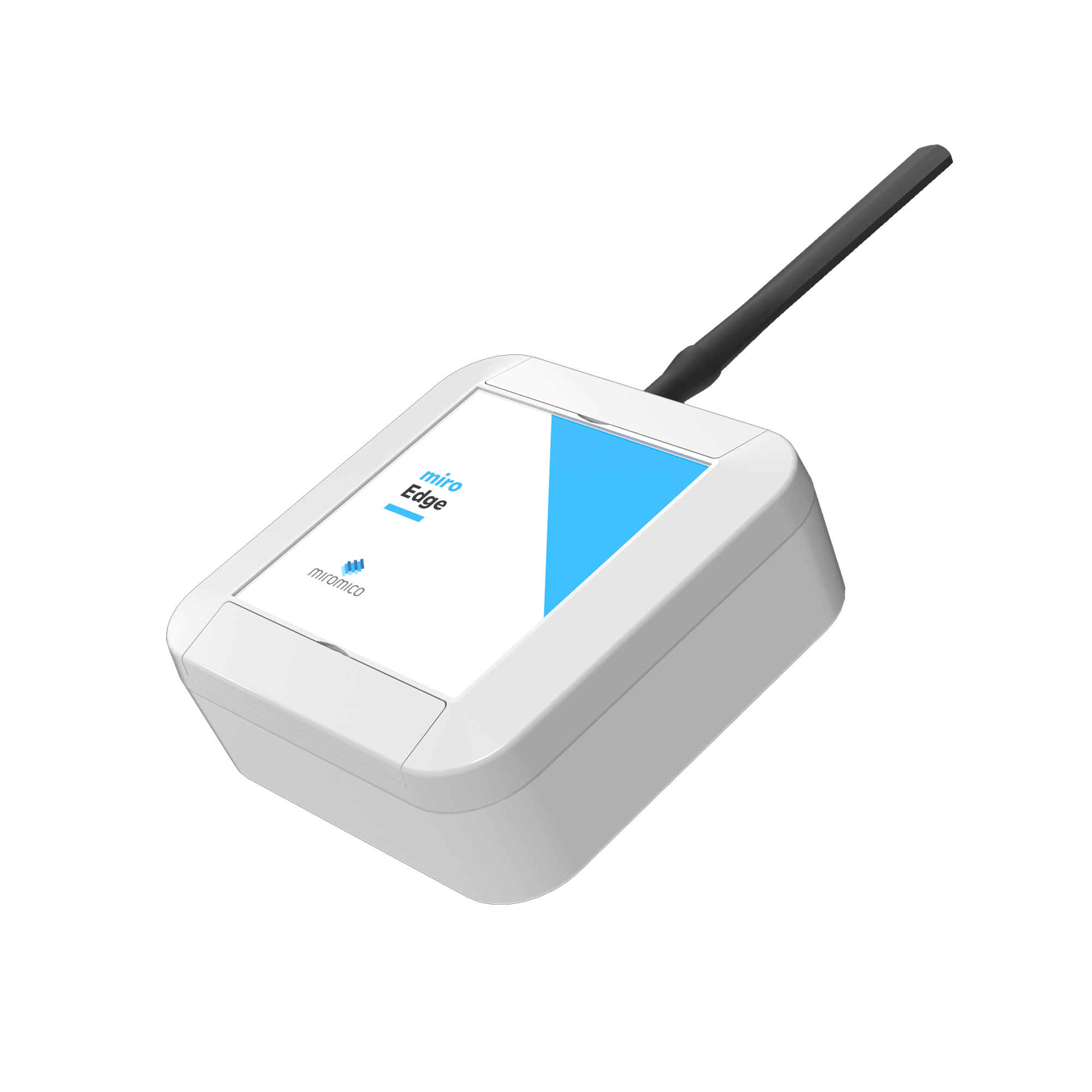 The miro Edge Indoor gateway is used to connect iot devices and is available as a standard white-label product